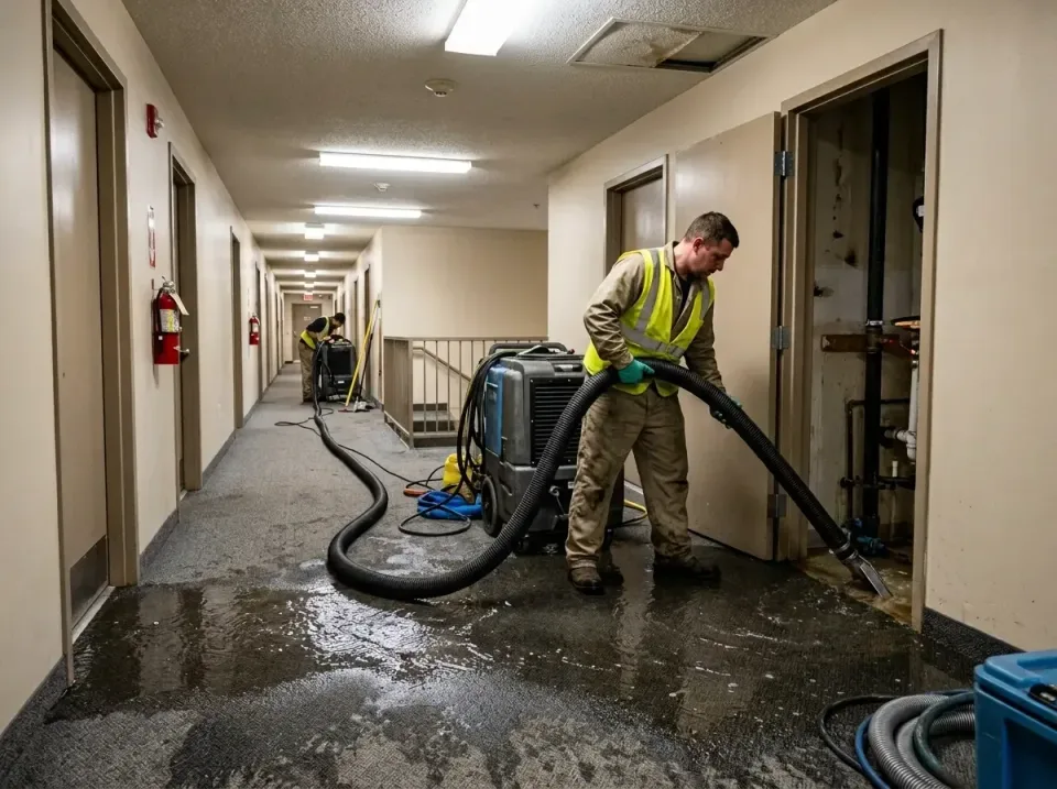 multi-unit-apartment-hallway-f-005 — frequently asked questions, Emergency Burst Pipe Water Extraction & Removal in Queensla…